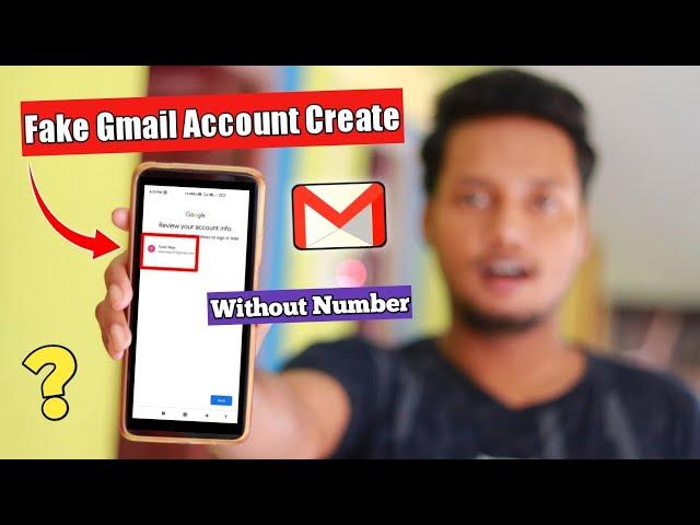 How to Create Fake Gmail Account || fake gmail id kaise banaye 