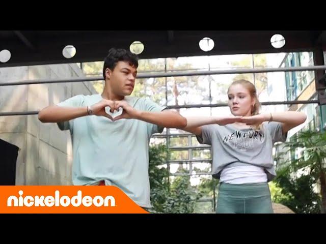 Tanztutorial mit Chiara & Malcom (Greta & Rocco) | Spotlight BTS | Nickelodeon Deutschland