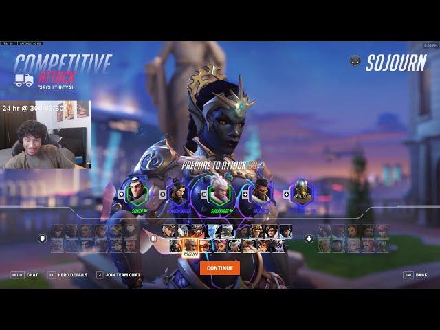 53 Elims! 20K Dmg! Sugarfree Insane Sojourn Season 8 Top 500 Gameplay Overwatch 2