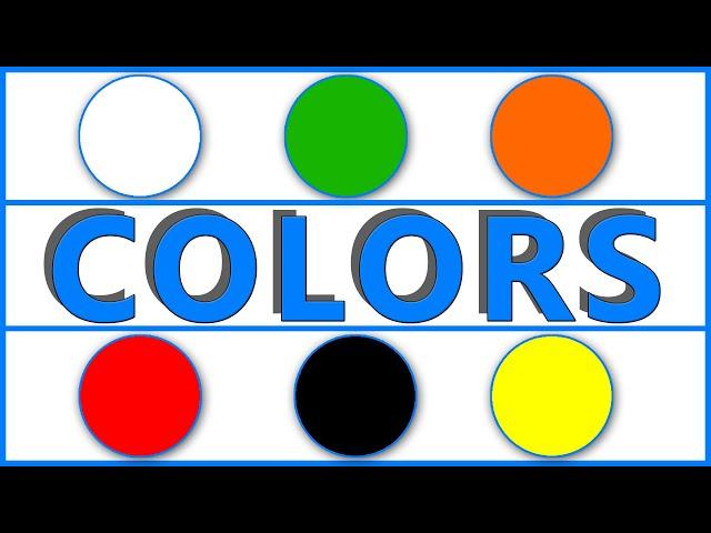 Learn Colors | Colours Learning Video for Toddlers | Educational Animation for Kids | Color Names