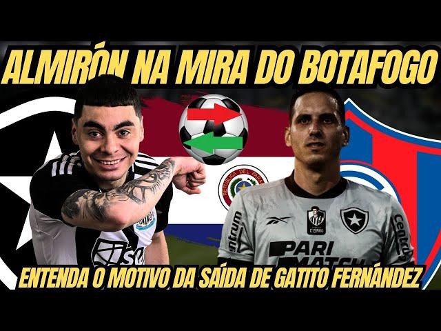 CRAQUE PARAGUAIO NO RADAR: MIGUEL ALMIRÓN NA MIRA DO BOTAFOGO PARA 2025 | MOTIVO SAÍDA GATITO