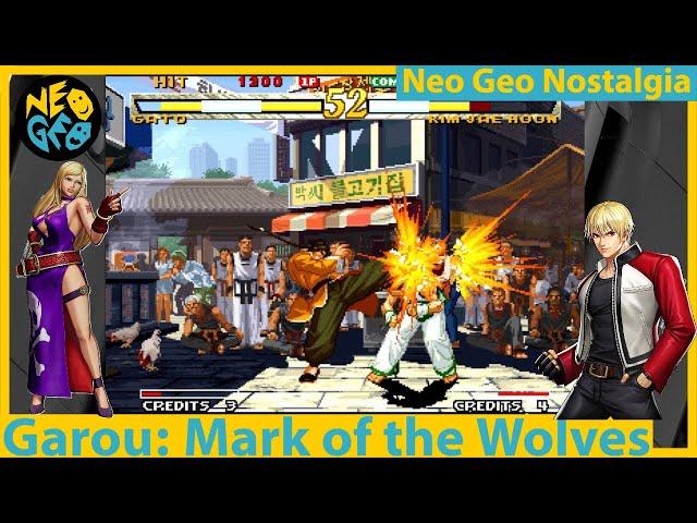 One of the Best 2D Fighting Game Ever! Garou: Mark of the Wolves! SNK's Masterpiece! Neo Geo Fun!