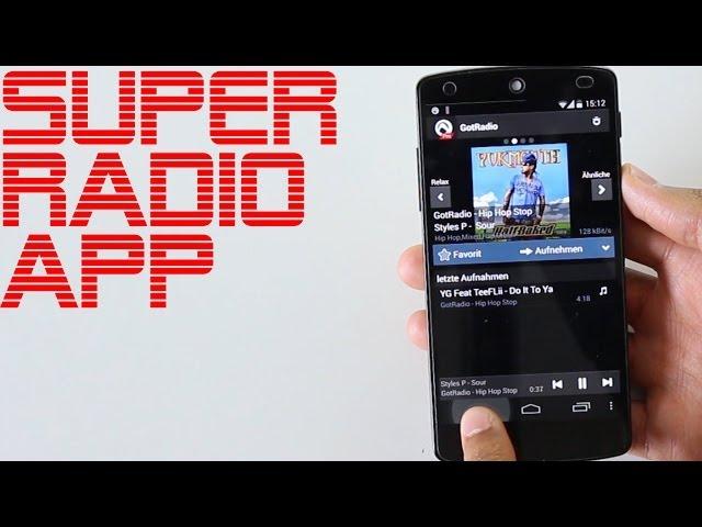 Super Radio App für Android und iOS