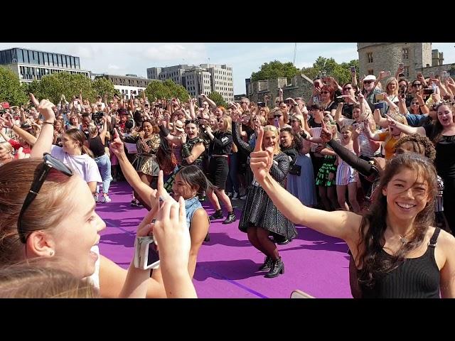 Six the musical Tower of London flash mob 31 August 2019