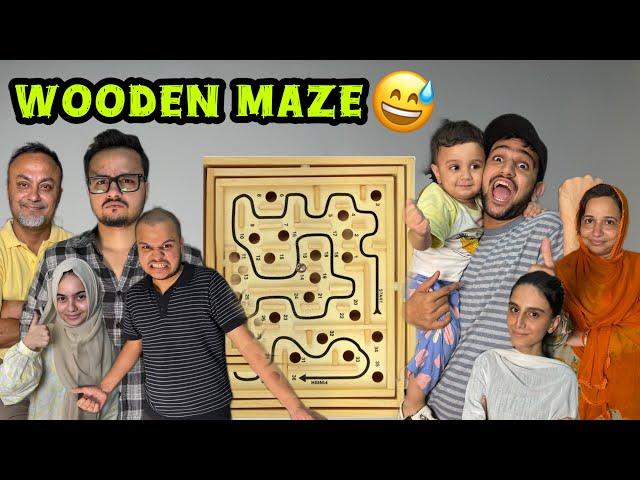 Poori family k sath khela wooden mazesab k liye hogai mushkil