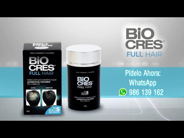 ¿Cómo aplicar fibra capilar? Biocres Full Hair