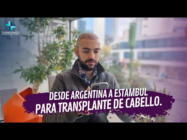 Desde Argentina a Estambul para transplante de cabello