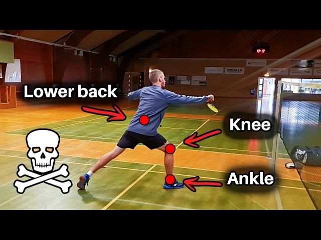 5 Risky Badminton Footwork Moves THAT CAUSE INJURY!