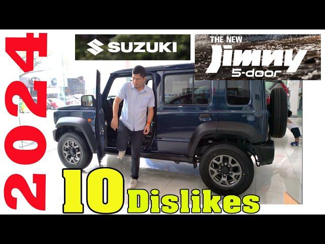 2024 Suzuki Jimny 5-Door 1.5 GLX 4x4 Gas 10 most dislikeable features