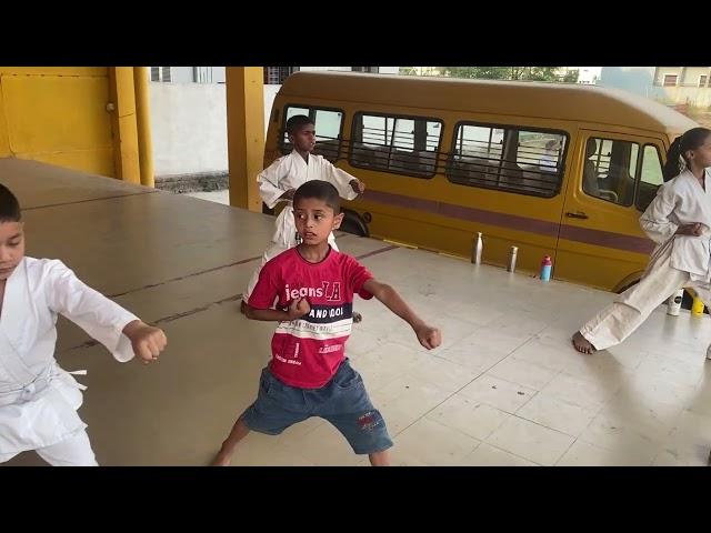 VIPER KARATE CLUB , NEW STUDENTS BASIC PRACTICE || karate Basic Training ||#karate #grading #basic