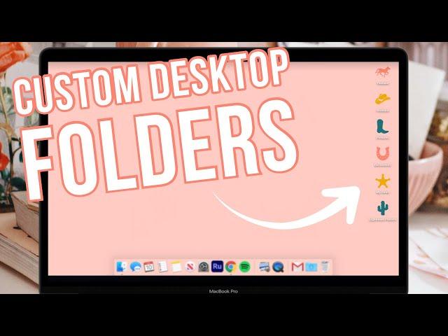 BEST trick for custom folder icons! Customizing my new 2020 13" MACBOOK PRO