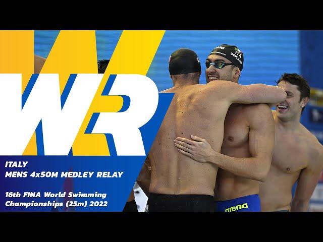 NEW WORLD RECORD  | Men’s 4x50m Medley Relay