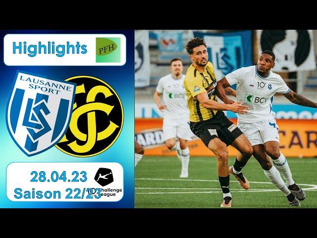 Highlights: FC Lausanne - Sport vs FC Schaffhausen (28.04.2023)