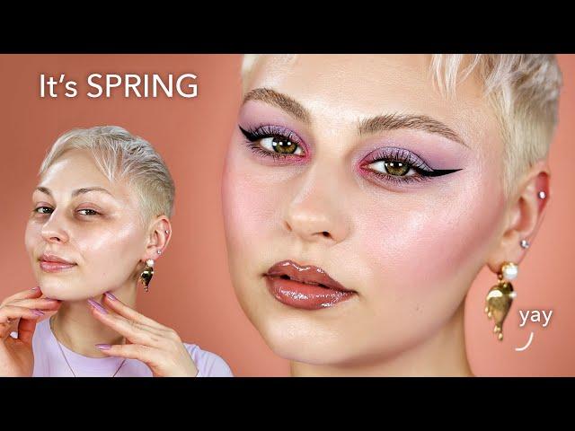 Spring makeup that’s not TOOOOO “pretty”