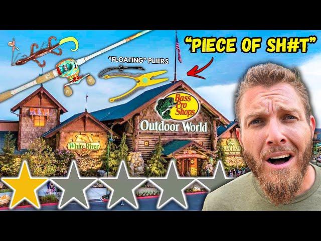 Fishing w/ the WORST-Rated Gear at BASS PRO SHOPS ( rip off? )