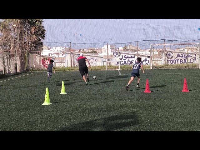 25 exercise football soccer U12 U10 U9 coordination passe controle tir agilité skipping #training