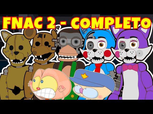 Mongo e Drongo em FNAC 2 COMPLETO - Five Nights at Candy's 2   Todas as 6 Noites - Desenho animado