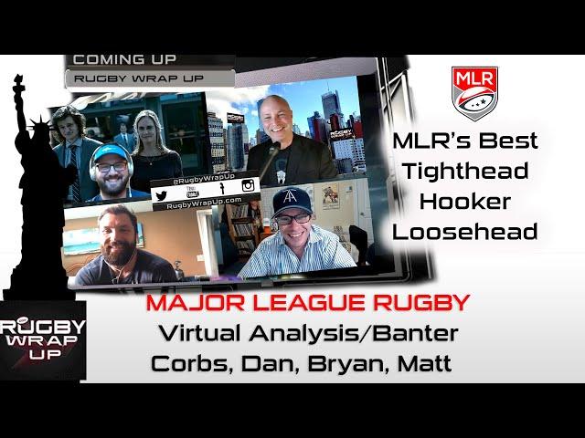 Major League Rugby, Best Front Row Players, Virtual MLR. Corbisiero, Power, Ray, McCarthy