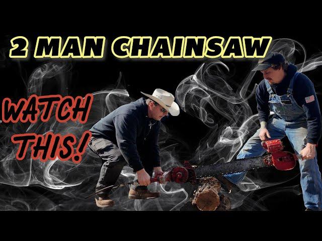 We Revived this 2 Man Chainsaw!  Now we LET HER EAT! #chainsaw