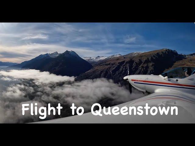 Flying an Ultralight "Dynamic WT9"  to Queenstown, New Zealand.