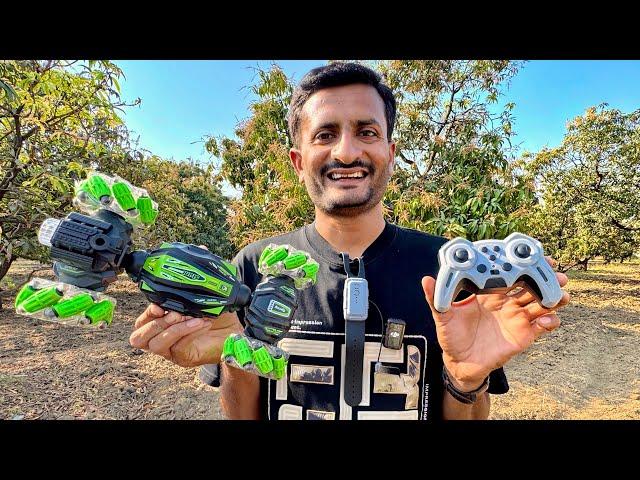 Watch and Remote Drift Wheels RC Car with Smoke Unboxing - JMV TOYS