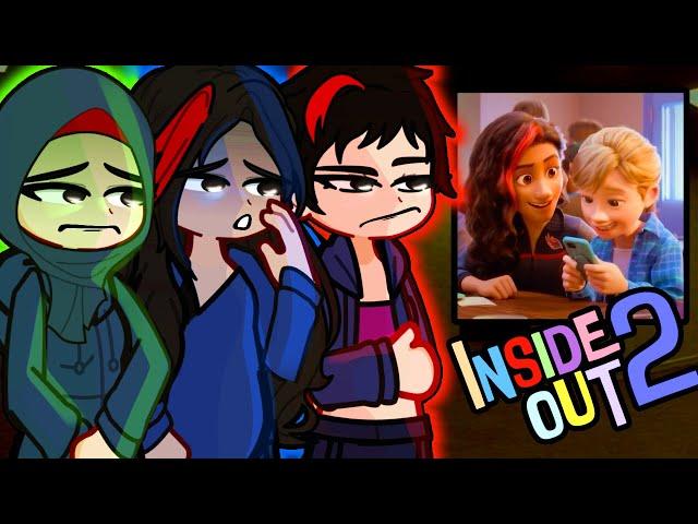 Fire Hawks reacts to Riley x Val  Inside Out 2 Disney Pixar Gacha reacts to