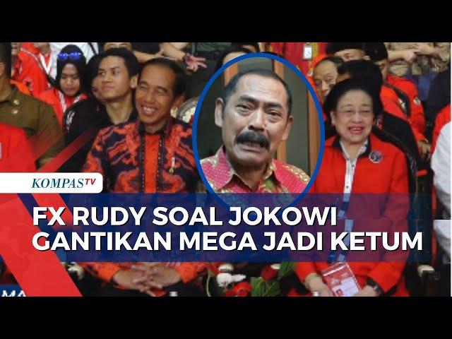 Respons soal Wacana Jokowi Jadi Ketum PDIP, FX Rudy: Setuju, Ada Potensi!