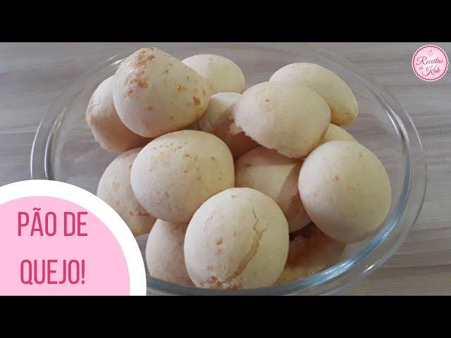 COMO FAZER PÃO DE QUEIJO - Com polvilho azedo.