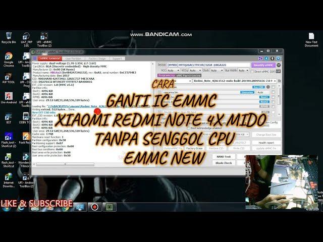 GANTI IC EMMC TANPA SENGGOL CPU XIAOMI REDMI NOTE 4X MIDO