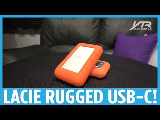 LaCie Thunderbolt USB-C Rugged Hard Drive