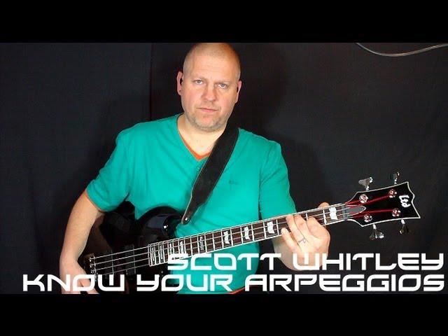 Know Your Arpeggios bass lesson by Scott Whitley