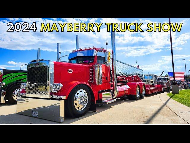 Mayberry Truck Show 2024 - Custom Big Rig Trucks - September 27, 2024 Mt. Airy, NC