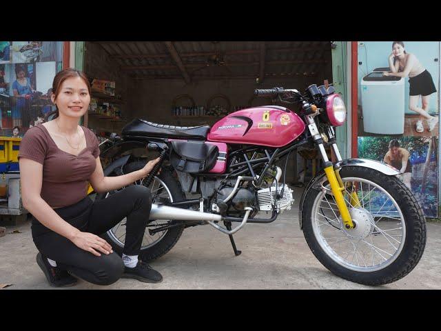 Genius girl's challenge: Completely restore LX MoTo after many years of abandonment.