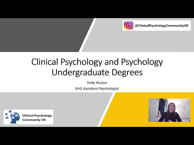 Tips for becoming a Clinical Psychologist (Undergraduate Degrees)