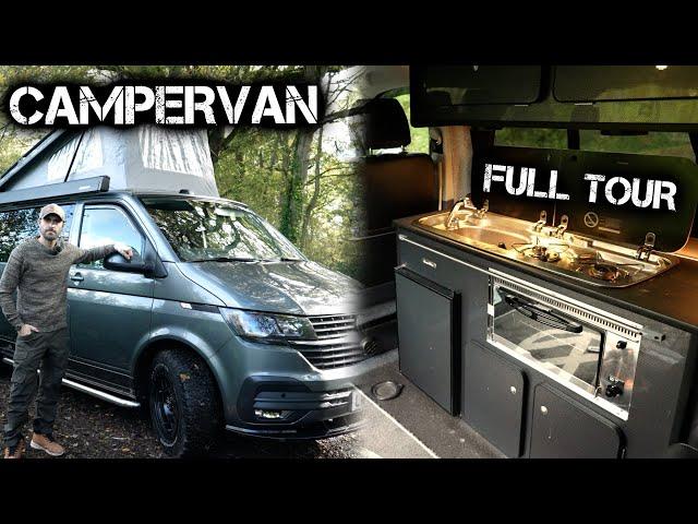 Campervan Conversion: FULL TOUR | VW Transporter T6.1 Campervan