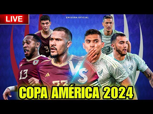 MÉXICO vs VENEZUELA en vivo El gigante de la CONCACAF quiere clasificar en la COPA AMERICA 2024  