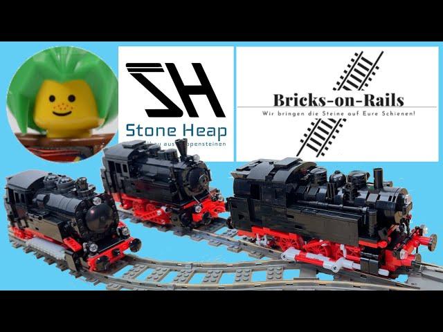  3x Lego Baureihe 80 MOCS - Holger Matthes - Stone-Heap - Bricks-on-Rails
