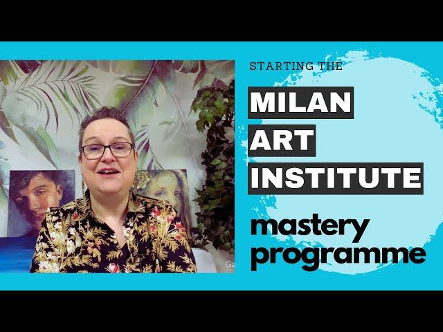 Starting the Milan Art Institute Mastery Program. Will it be worth it? Video 1.