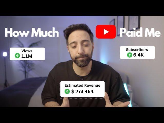 How much Youtube pays a Hair Transplant Influencer