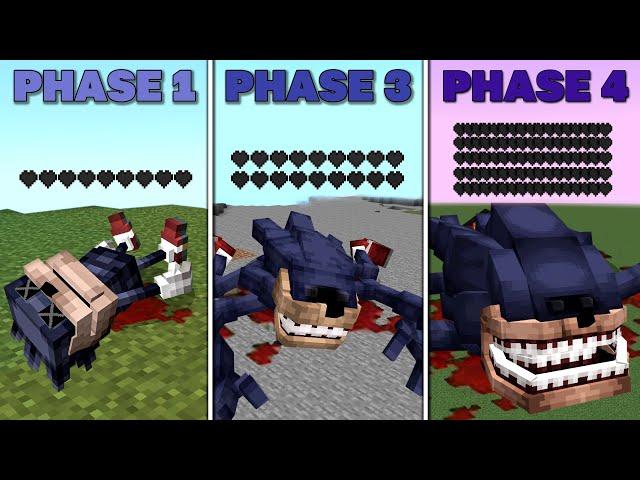 I FOUND EVERY WEAKNESS of Evolving SHIN SONIC in Minecraft! (EACH FORM HAS A SECRET...)