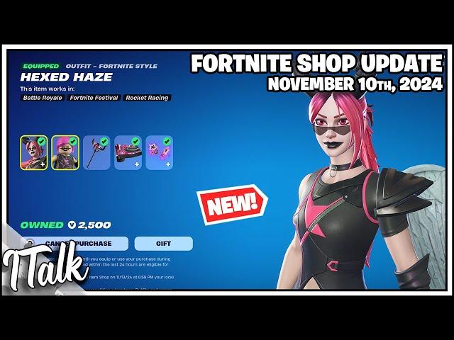 *NEW* HEXED HAZE SET! Fortnite Item Shop [November 10th, 2024] (Fortnite Chapter 5)