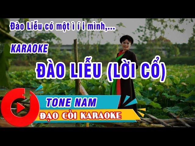 DAO LIEU (LOI CO) KARAOKE CHEO CO TONE NAM