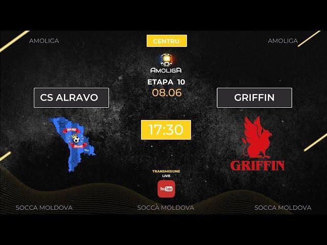 LIVE! Amoliga Centru. CS Alravo Sîngera x Griffin Chișinau. Etapa 10