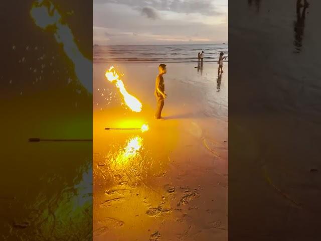 Amazing Fire show of Thailand  #viral