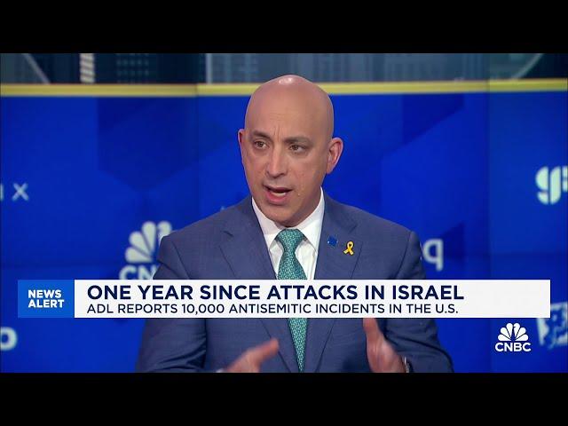 ADL CEO Jonathan Greenblatt on October 7 anniversary: Today you remember the Jews who were killed