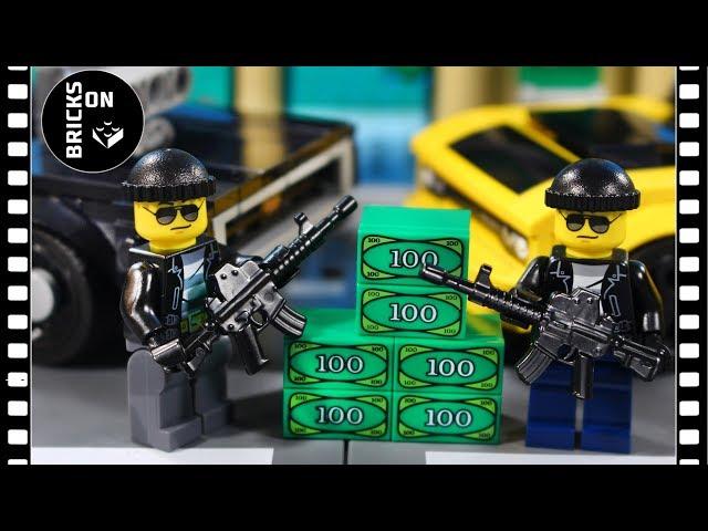Lego Car Robbery Heist Lego City Police Brickfilm Catch the crooks Stop Motion Animation