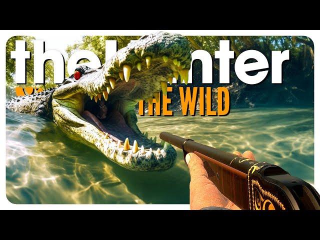 Hunting crocs in Australia is TERRIFYING (they want to eat me) | theHunter: Call of the Wild