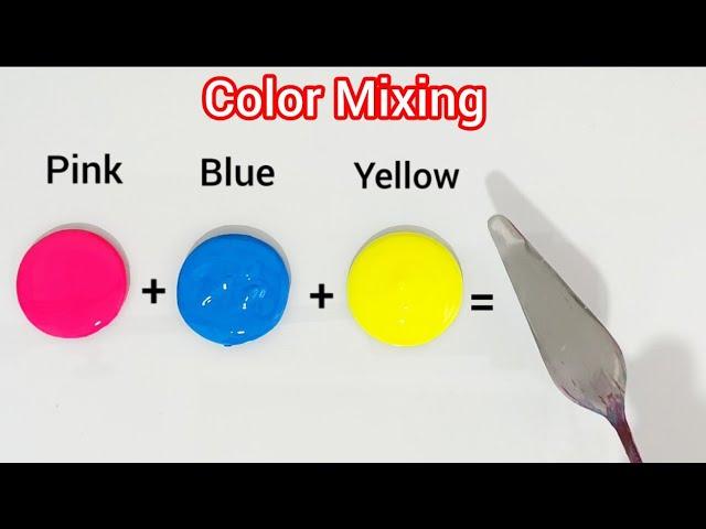 Guess the final color  | Satisfying video | Art video | Color mixing video | Paint mixing video