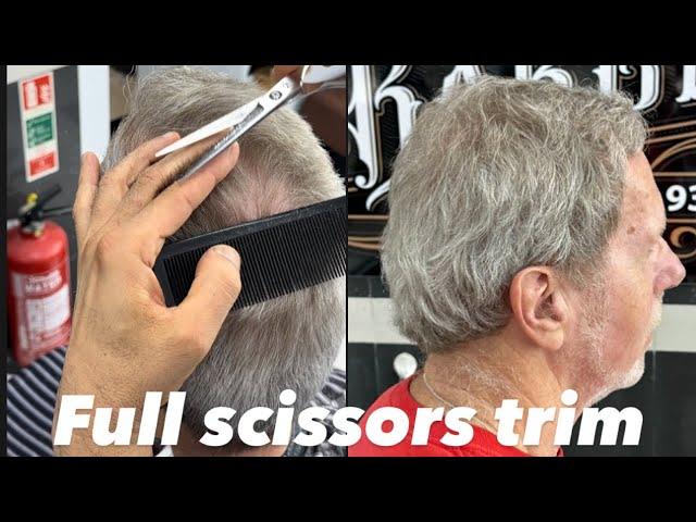 How to use scissors and come to cut the hair (tutorial)#tutorial #bestbarber #hairremoval #learning