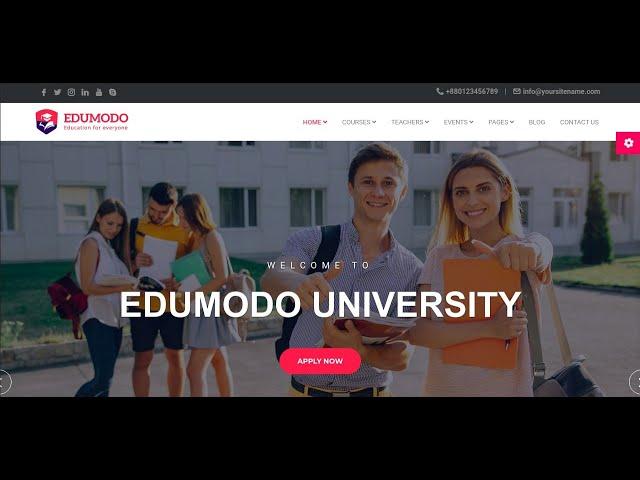 Edumodo - Education WordPress Theme | LearnPress, Sensei, LearnDash LMS Theme